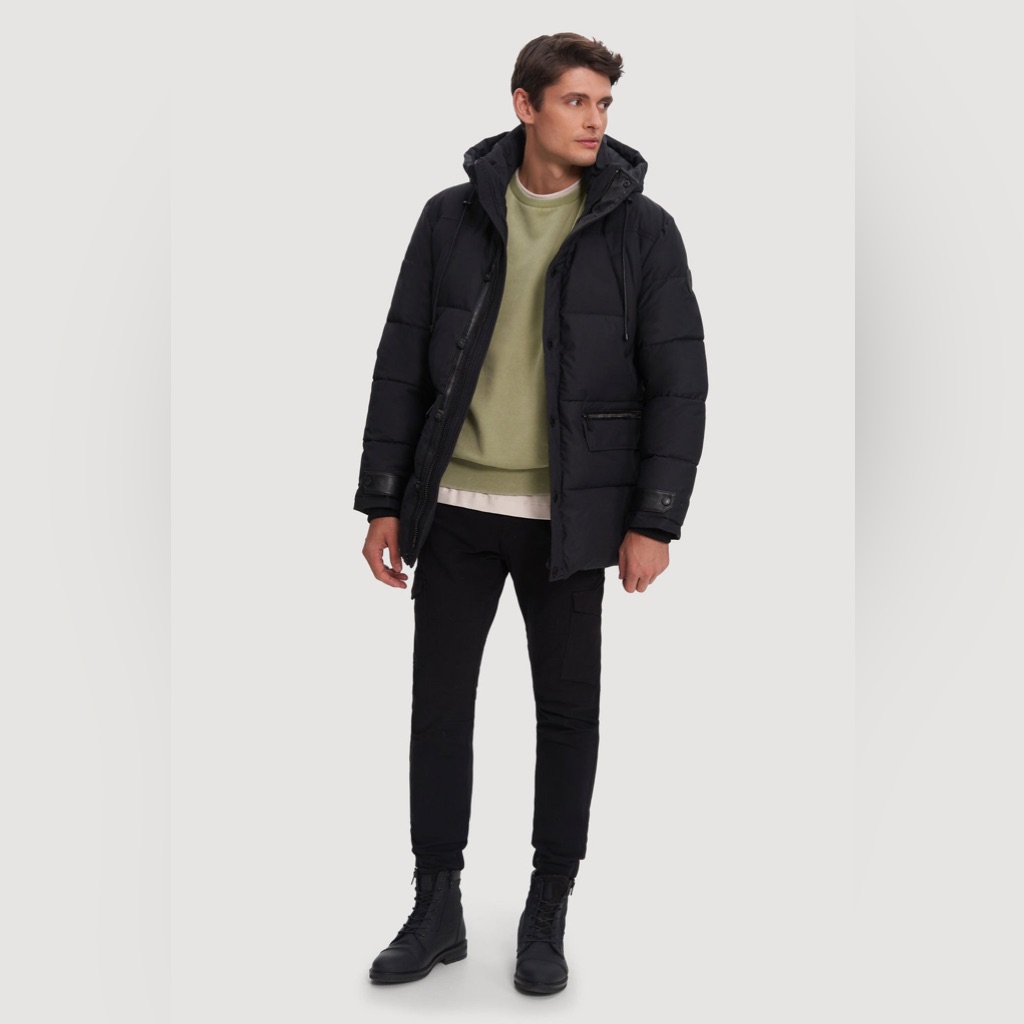 Nwt $270 Noize Russel Mid Length Heavy Parka Sz Xl